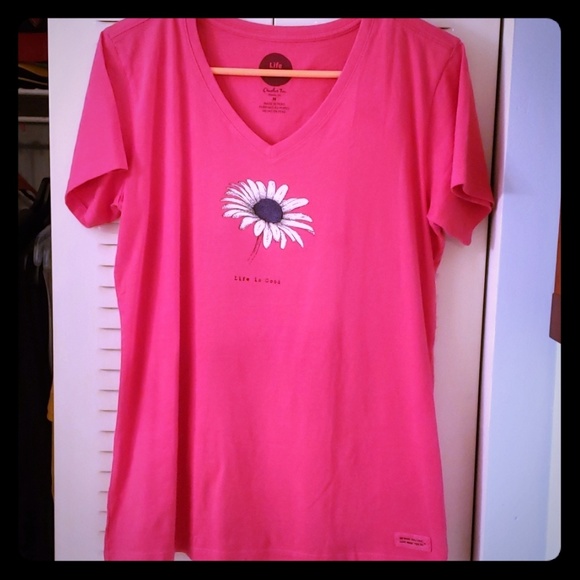 Life Is Good Tops - Life is Good Flower Shirt Sz M Life Is Good Tops - Life is Good Flower Shirt Sz M